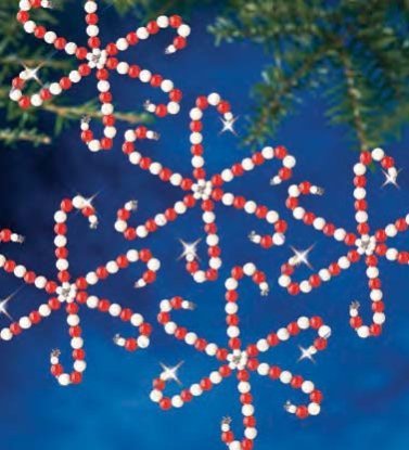 Набор бисероплетения "Candy Cane Snowflake//Снежинки из леденцов" The Beadery