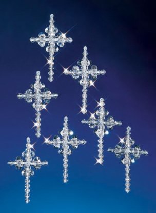 Набір для бісероплетіння "Crystal Crosses//Кришталеві Хрести" The Beadery