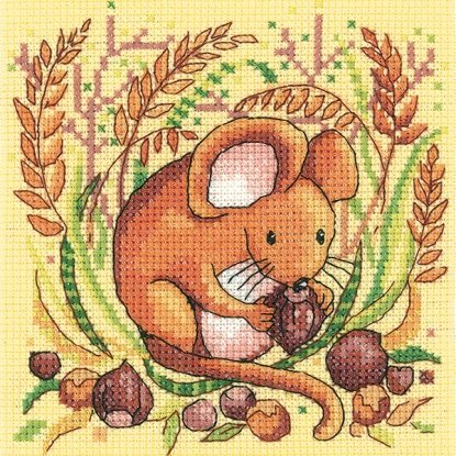 Набір для вишивання хрестиком "Миша//Mouse" Heritage Crafts