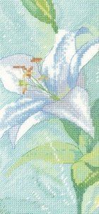 Схема для вышивания крестом "Лилия А//Lily A" Heritage Crafts