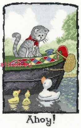 Схема для вышивания крестом "На палубе//Ahoy" Heritage Crafts