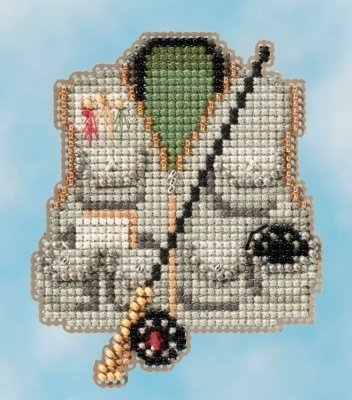 Набір для вишивання "Fishing Vest//Риболовний жилет" Mill Hill MH181614