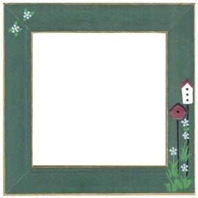 Оригинальна рамка Matte Green w/birdhouses для наборів Mill Hill