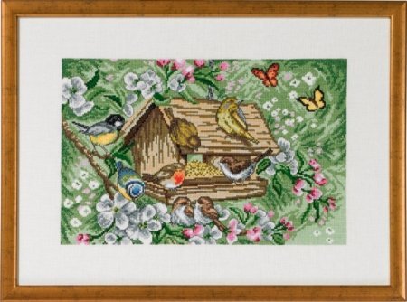 Набір для вишивання "Будиночок для птахів в саду (Bird house Garden)" PERMIN