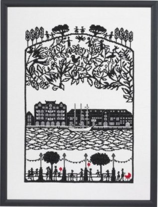 Набір для вишивання "Гавань (Papercut Harbour)" Eva Rosenstand