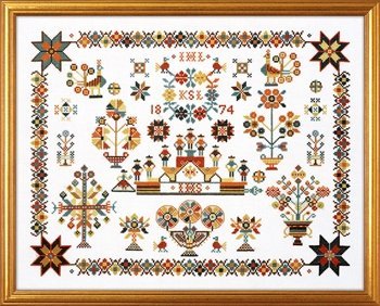 Набор для вышивания "Сэмплер (Sampler)" Eva Rosenstand