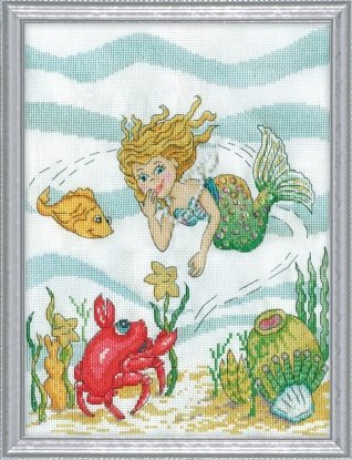 Набір для вишивання хрестиком "Mermaid//Русалка" Design Works