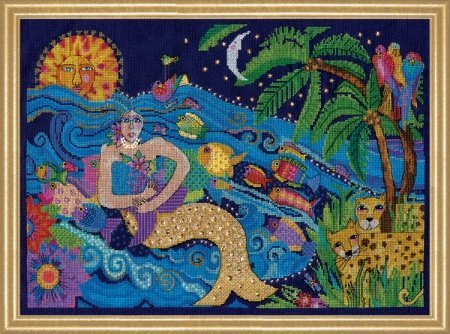 Набір для вишивання хрестиком "Mermaid//Русалка" Design Works