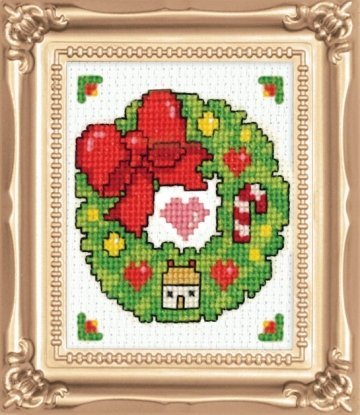 Набір для вишивання хрестиком "Wreath//Вінок" Design Works