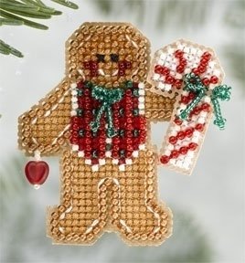 Набір для вишивання "Gingerbread Boy//Пряниковий хлопчик" Mill Hill
