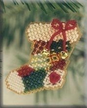Набор для вышивания "Patchwork Stocking//Пэчворк Чулок" Mill Hill