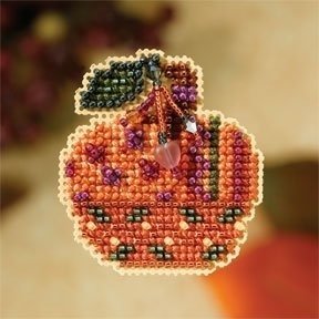 Набір для вишивання "Jeweled Pumpkin//Ювелірний гарбуз" Mill Hill