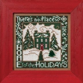 Набор для вышивания "Home for the Holidays//Дом для праздников" Mill Hill