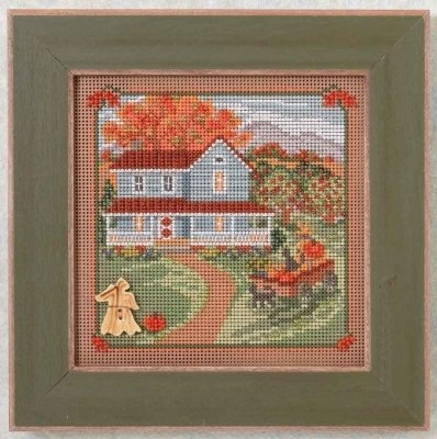 Набор для вышивания "Harvest Home//Дом для урожая" Mill Hill