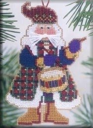 Набір для вишивання "Drum Santa//Санта" Mill Hill