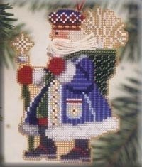 Набір для вишивання "Frosty Santa//Морозяний Санта" Mill Hill