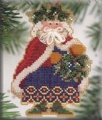 Набір для вишивання "Holly & Ivy Santa//Санта" Mill Hill