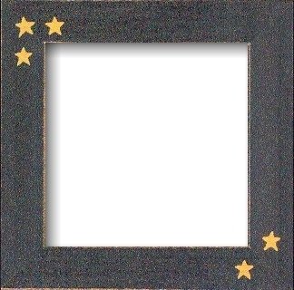 Оригінальна рамка Matte Black w/Primitive Stars для наборов Mill Hill