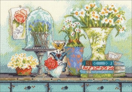 Набір для вишивання хрестиком "Garden collectibles//Садові предмети" DIMENSIONS