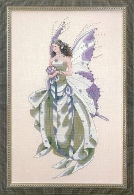 Схема "July's Amethyst Fairy//Липнева аметистова фея" Mirabilia Designs