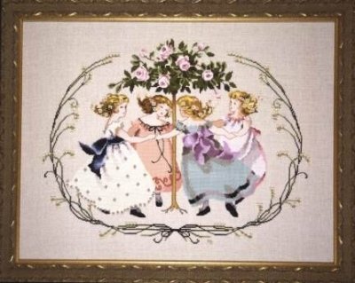Схема "Ring Around The Rose Tree//Кільце навколо трояндового дерева" Mirabilia Designs