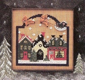 Набор для вышивания "Christmas Village//Рождественская деревня" Mill Hill