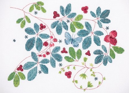 Набор для вышивания "Клематисы (Glasshouse Vine)" ANCHOR