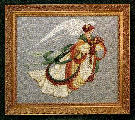 Схема "Angel of Autumn//Ангел Осени" Lavender & Lace