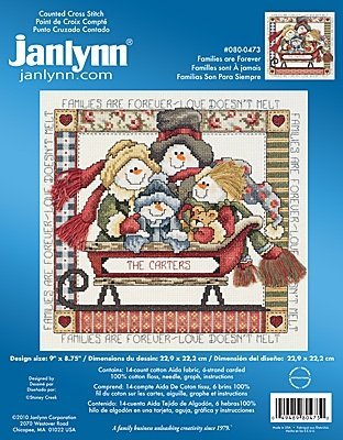 Набір для вишивання хрестиком "Families Are Forever//Сім'я назавжди" Janlynn
