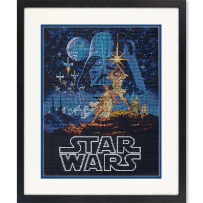 Набор для вышивания крестом "Люк и принцесса Лея//Luke and Princess Leia" DIMENSIONS