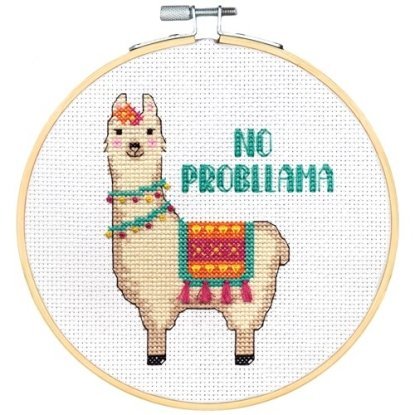 Набір для вишивання хрестиком "No Probllama//Нема проблАми" DIMENSIONS