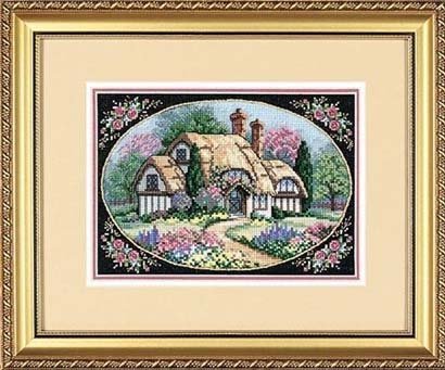 Набір для вишивання хрестиком "Зачарований котедж//Enchanted Cottage" DIMENSIONS