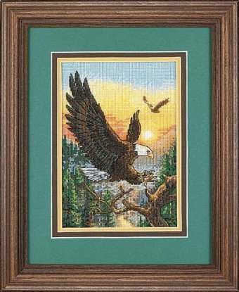 Набір для вишивання хрестиком "Орли//Eagles" DIMENSIONS