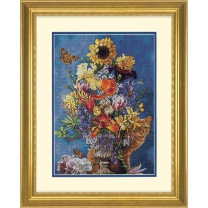 Набір для вишивання хрестиком "Garden In Gold//Сад в золоті" DIMENSIONS
