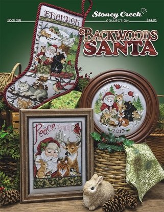 BK526 Буклет "Backwoods Santa" Stoney Creek