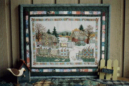 NS-04 Схема "Log Cabin Quilt Show" Linda Myers