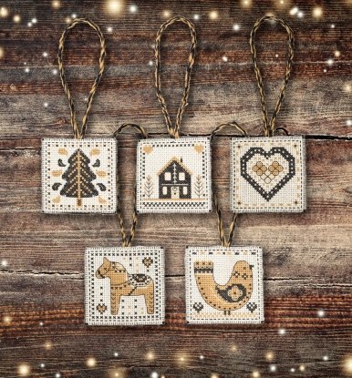 Набор для вышивания крестом "Украшение Олень//Reindeer Ornament" DIMENSIONS 70-08916